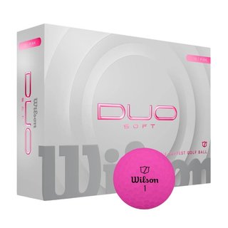 Wilson Duo Soft golfballen, roze