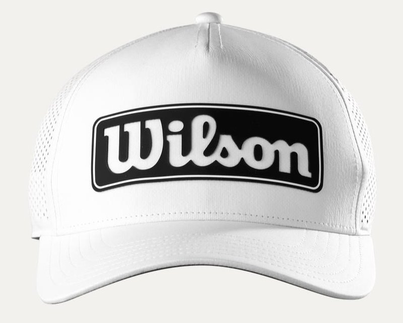 Wilson Performance heren pet, wit