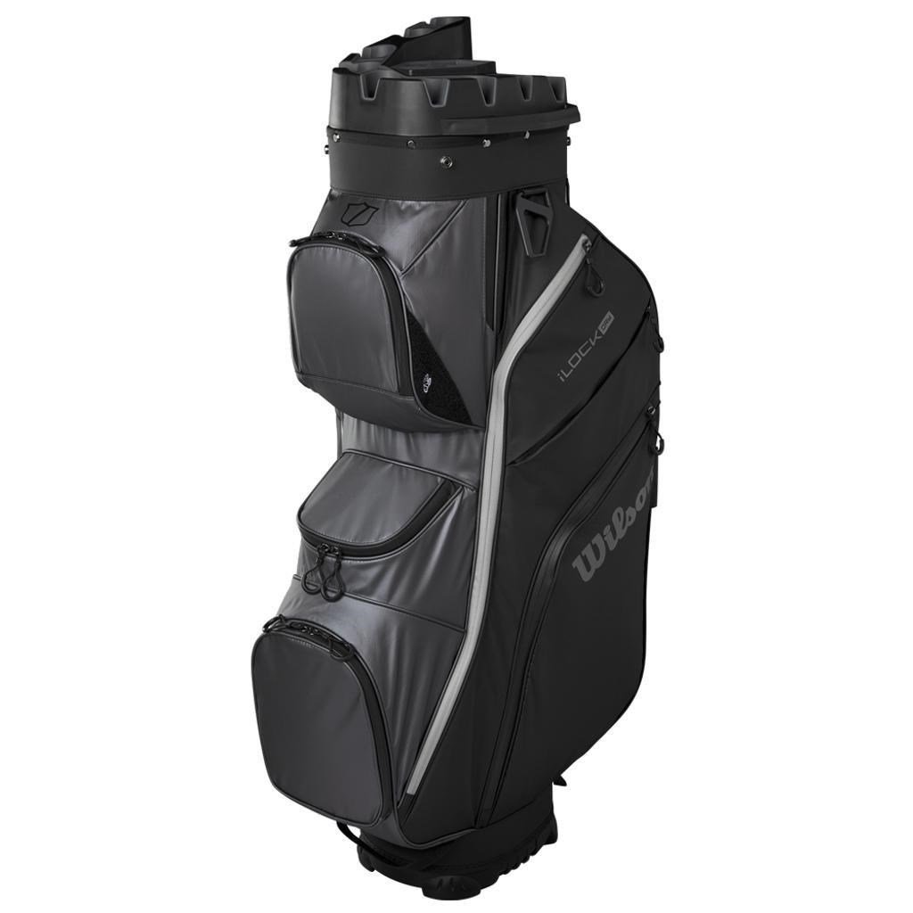 Wilson I-Lock Dry cart bag, zwart/grijs