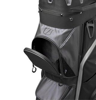 Wilson I-Lock Dry cart bag, zwart/grijs