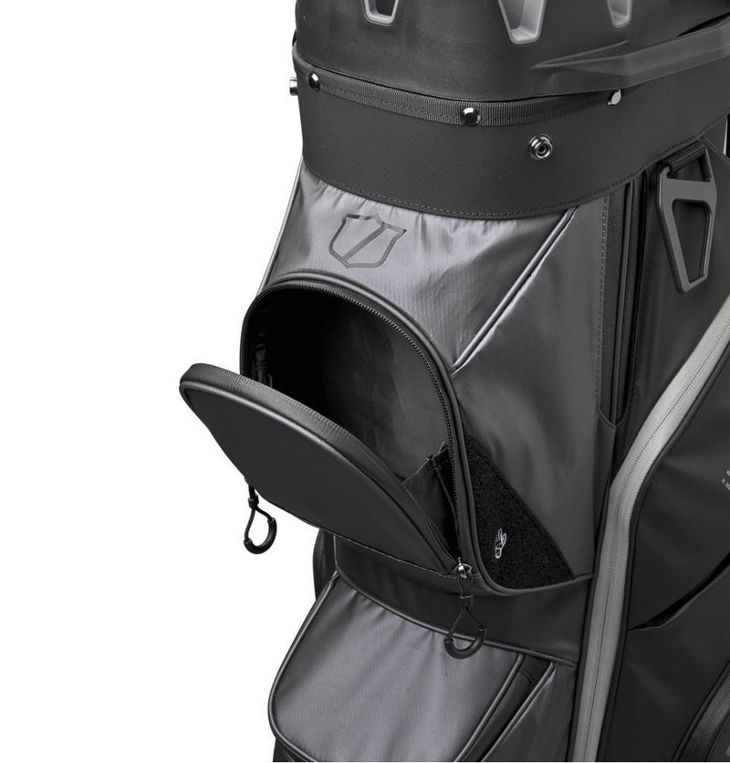 Wilson I-Lock Dry cart bag, zwart/grijs