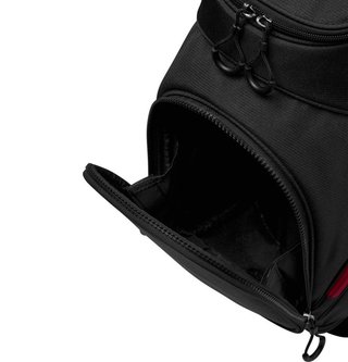 Wilson I Lock cart bag, zwart/rood