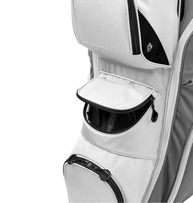 Wilson I Lock cart bag, grijs/wit/zwart