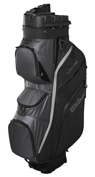 Wilson I Lock cart bag, zwart/grijs