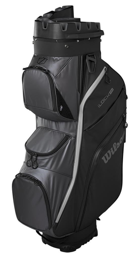 Wilson I Lock cart bag, zwart/grijs