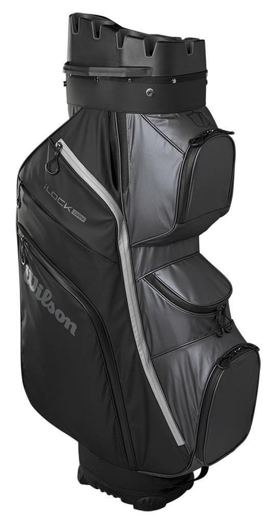 Wilson I Lock cart bag, zwart/grijs