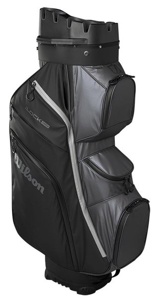 Wilson I Lock cart bag, zwart/grijs