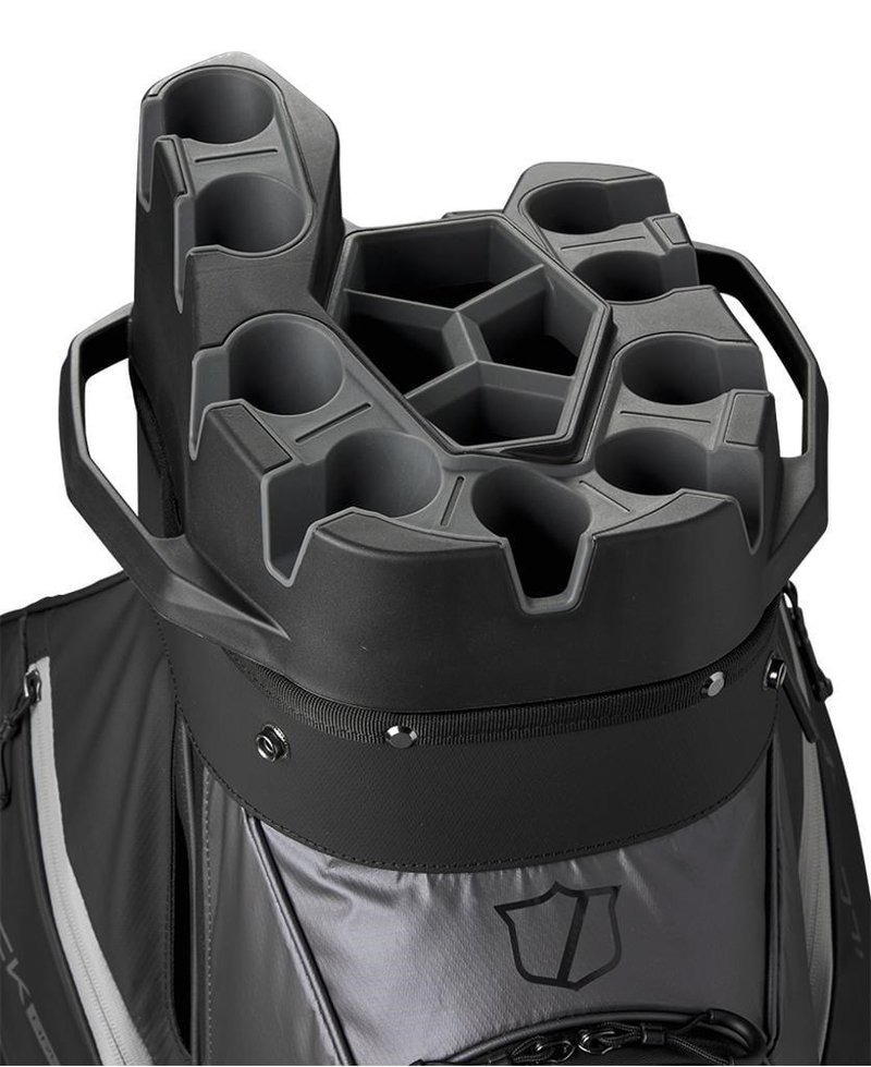 Wilson I Lock cart bag, zwart/grijs