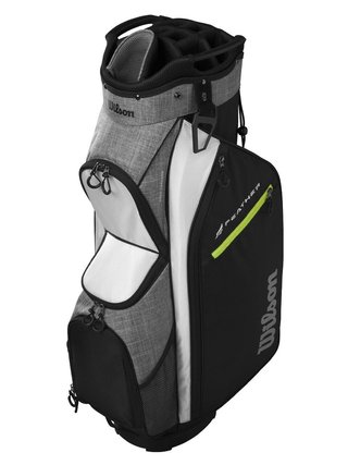 Wilson Feather cart bag, zwart/grijs/wit