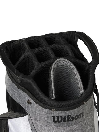 Wilson Feather cart bag, zwart/grijs/wit