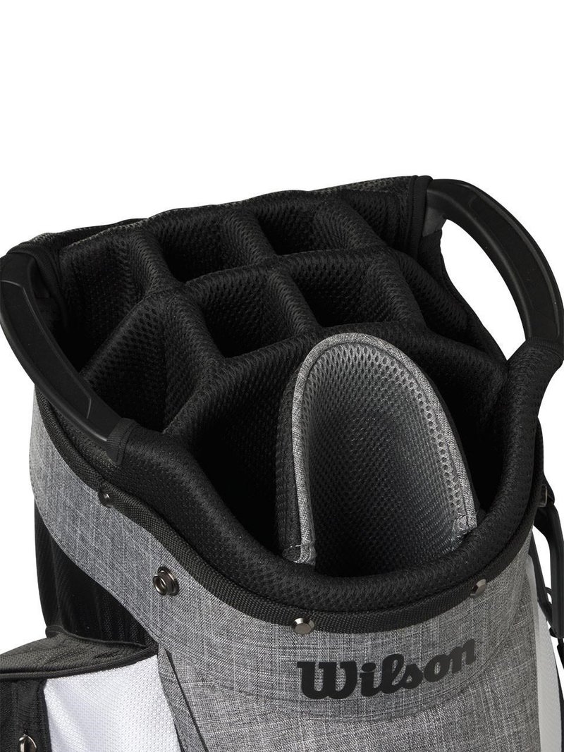 Wilson Feather cart bag, zwart/grijs/wit