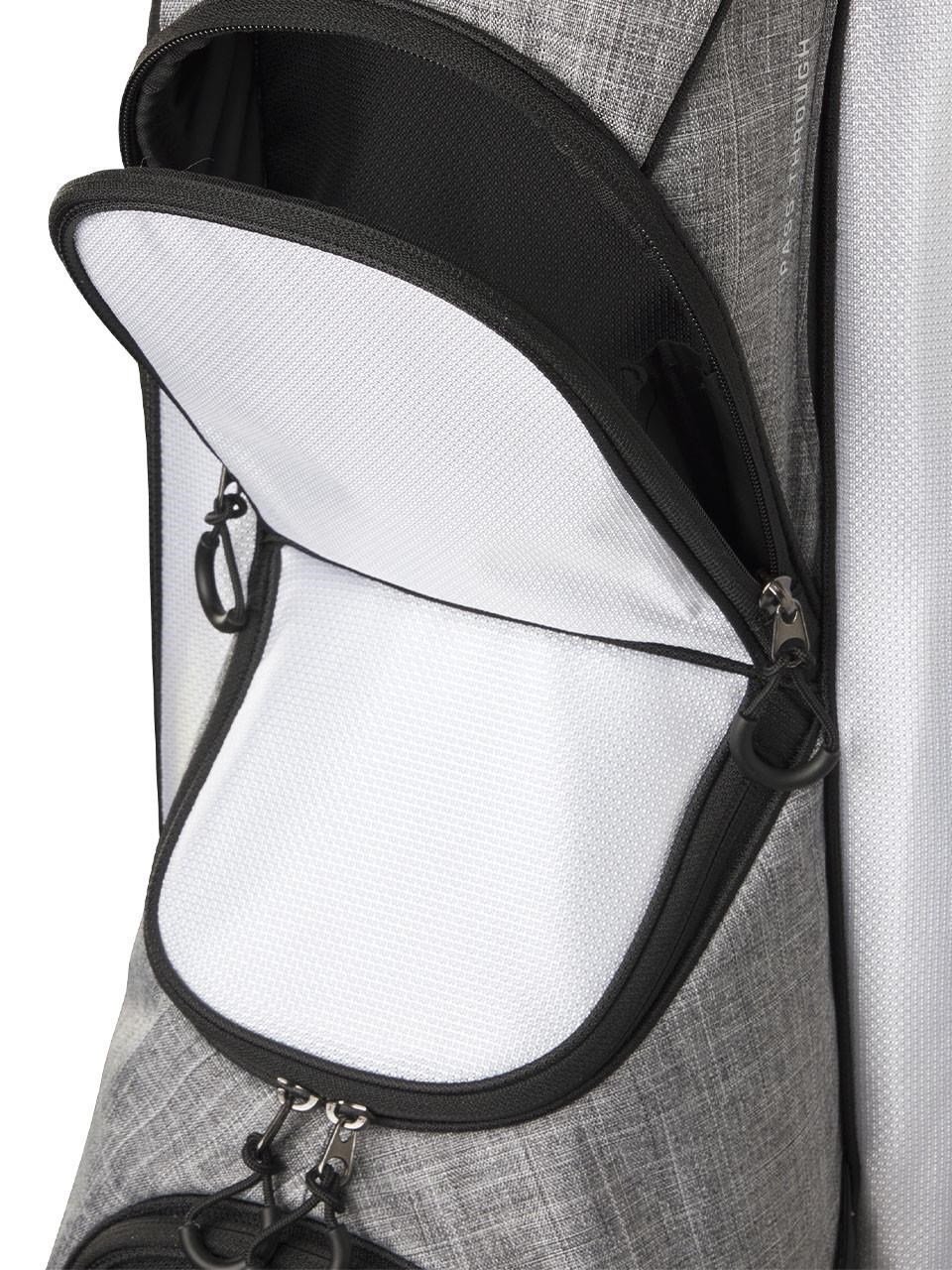 Wilson Feather cart bag, zwart/grijs/wit