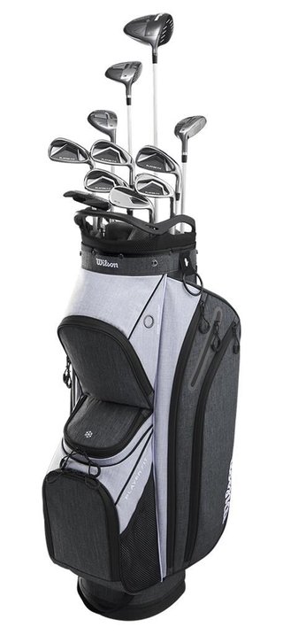 Wilson Player Fit Premium dames golfset, grafiet + cart bag