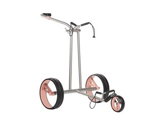 JuCad Phantom Titan Rose 2.0 elektrische trolley + draagtas, titanium