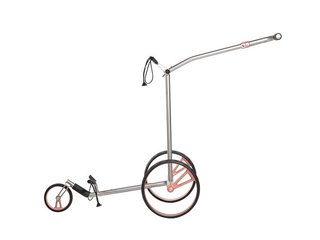 JuCad Phantom Titan Rose 2.0 elektrische trolley + draagtas, titanium