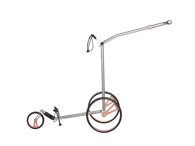 JuCad Phantom Titan Rose 2.0 elektrische trolley + draagtas, titanium