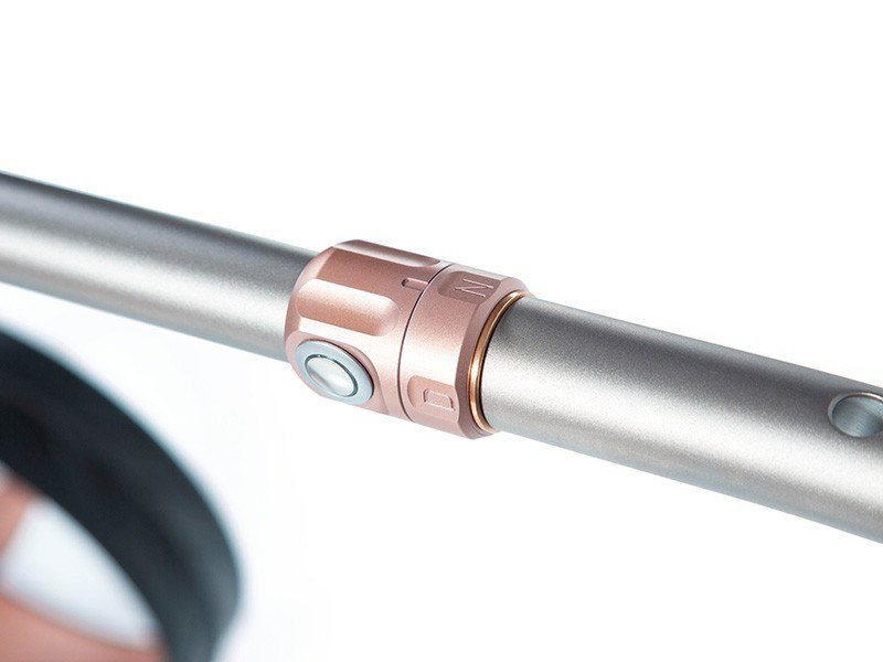 JuCad Phantom Titan Rose 2.0 elektrische trolley + draagtas, titanium