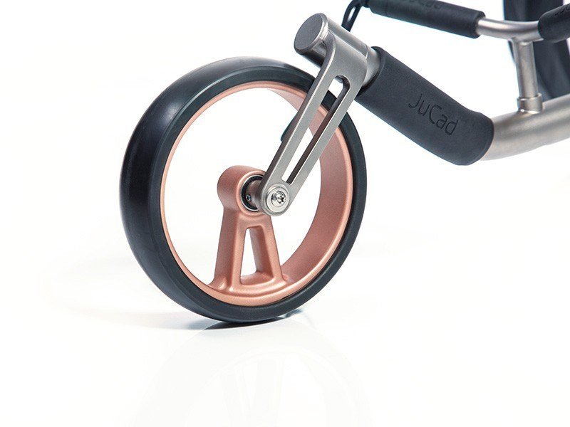 JuCad Phantom Titan Rose 2.0 elektrische trolley + draagtas, titanium