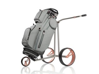 JuCad Phantom Titan Rose 2.0 elektrische trolley + draagtas, titanium
