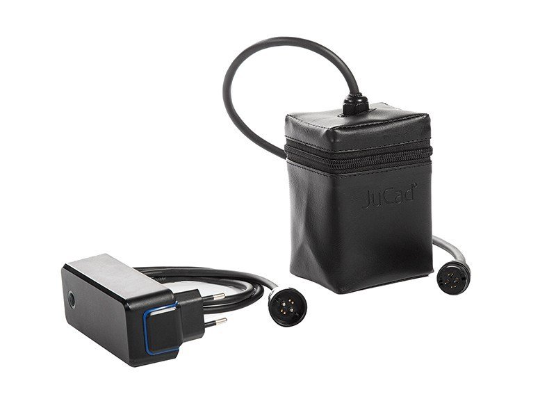 JuCad Phantom Titan Rose 2.0 elektrische trolley + draagtas, titanium