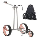 JuCad Phantom Titan Rose 2.0 elektrische trolley + draagtas, titanium