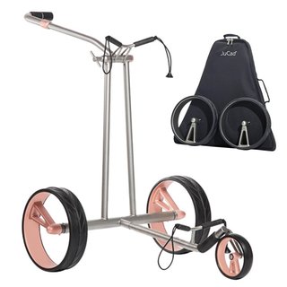 JuCad Phantom Titan Rose 2.0 elektrische trolley + draagtas, titanium