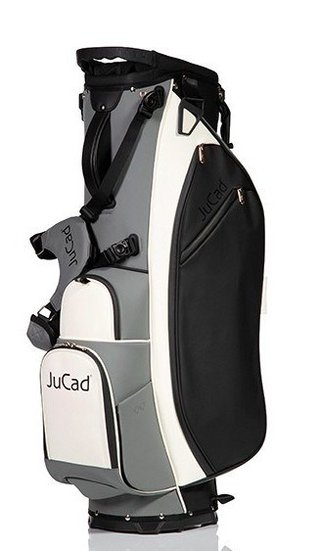 JuCad 2in1 FIirst Class stand bag, zwart/grijs/wit