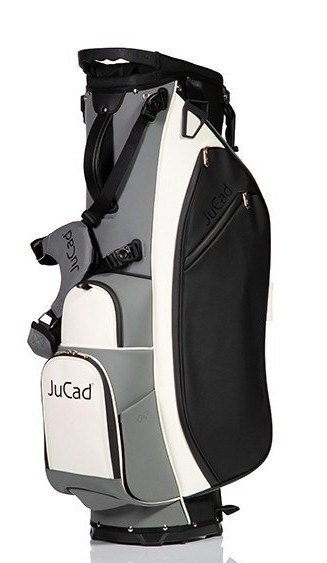 JuCad 2in1 FIirst Class stand bag, zwart/grijs/wit