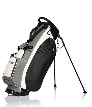 JuCad 2in1 FIirst Class stand bag, zwart/grijs/wit
