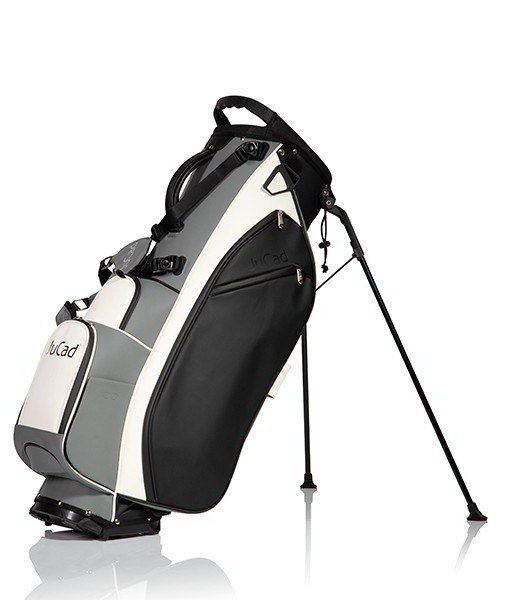 JuCad 2in1 FIirst Class stand bag, zwart/grijs/wit