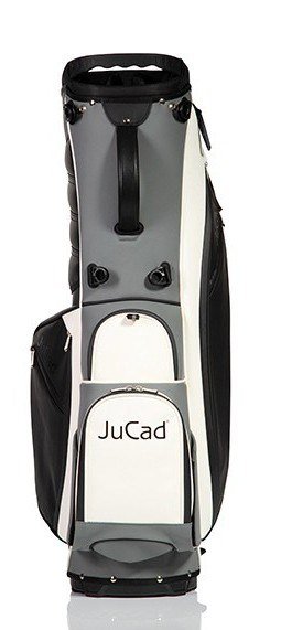 JuCad 2in1 FIirst Class stand bag, zwart/grijs/wit
