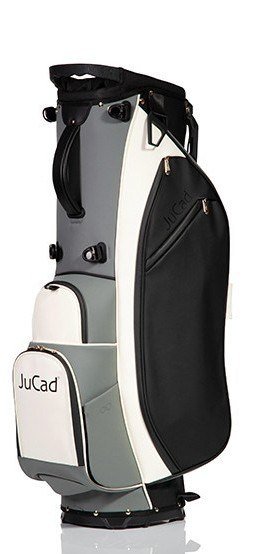 JuCad 2in1 FIirst Class stand bag, zwart/grijs/wit