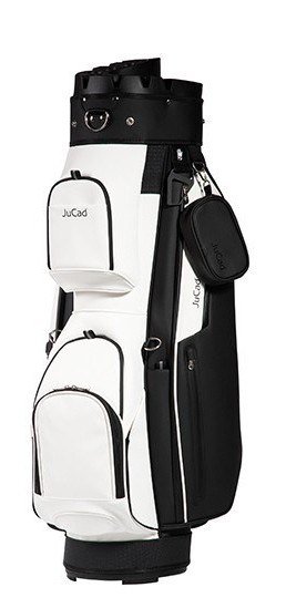 JuCad First Class Revolution cart bag, zwart/wit
