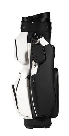 JuCad First Class Revolution cart bag, zwart/wit