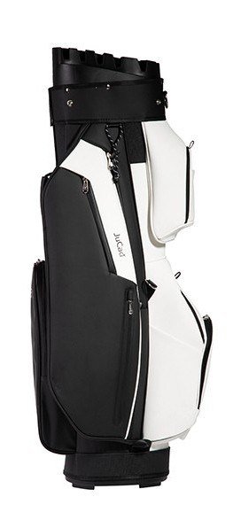 JuCad First Class Revolution cart bag, zwart/wit
