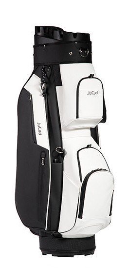 JuCad First Class Revolution cart bag, zwart/wit