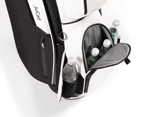 JuCad First Class Revolution cart bag, zwart/wit