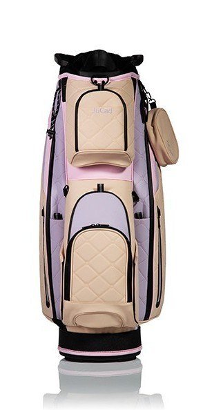JuCad First Class cart bag, beige/lila/roze