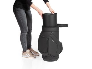 JuCad Jucad stool with cooler, zwart