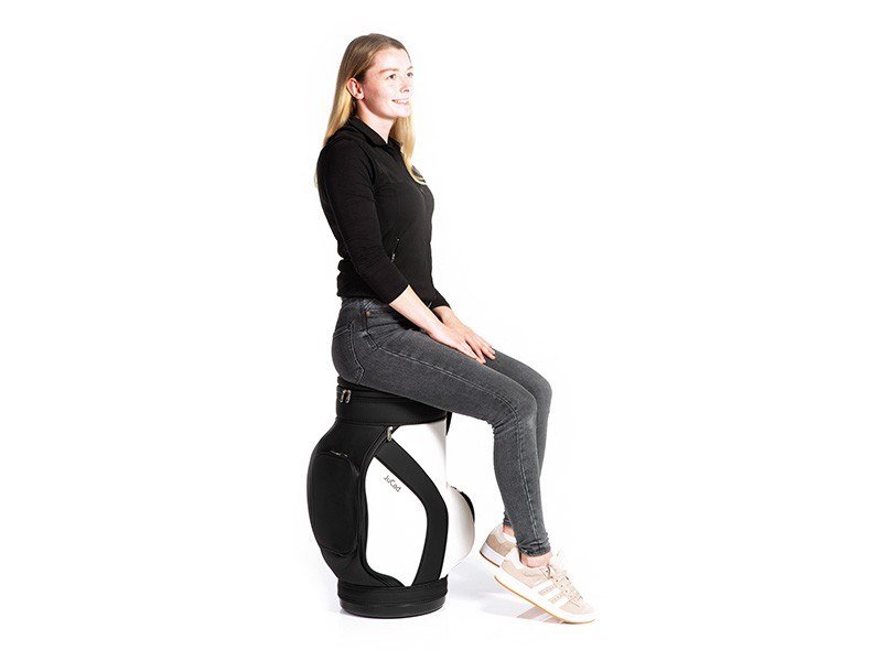 JuCad Jucad stool with cooler, zwart/wit
