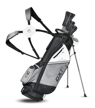 Masters GX1 Gts heren golfset, grafiet, + standtas, zwart/grijs/wit