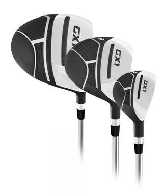 Masters GX1 Gts heren golfset, grafiet, + standtas, zwart/grijs/wit