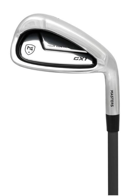 Masters GX1 Gts heren golfset, grafiet, MLH + stand bag, zwart/grijs/wit