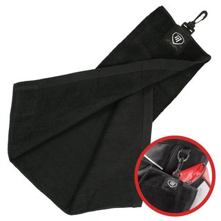 Masters Golf Masters Tri-Fold golfhanddoek, zwart
