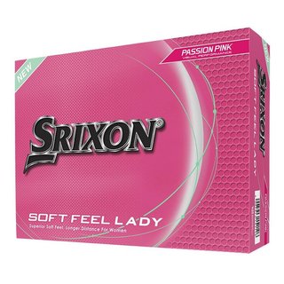 Srixon Soft Feel Lady dames golfballen, roze