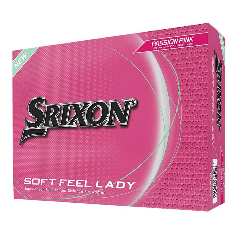 Srixon Soft Feel Lady dames golfballen, roze