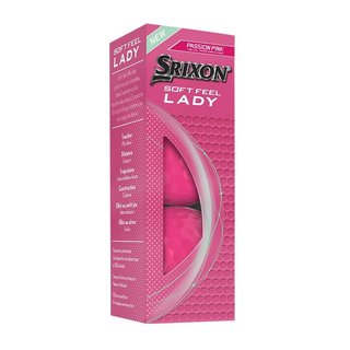 Srixon Soft Feel Lady dames golfballen, roze