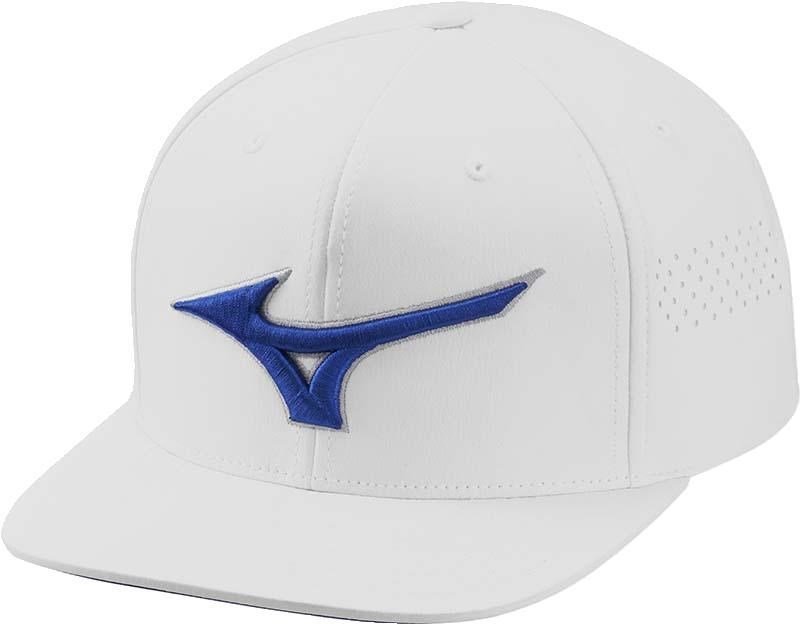 Mizuno Tour Flat Snapback heren pet, wit