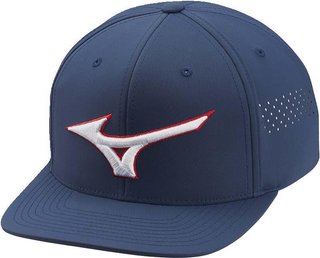 Mizuno Tour Flat Snapback heren golfpet, navy