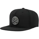 Mizuno Crossed Clubs Snapback golfpet, zwart